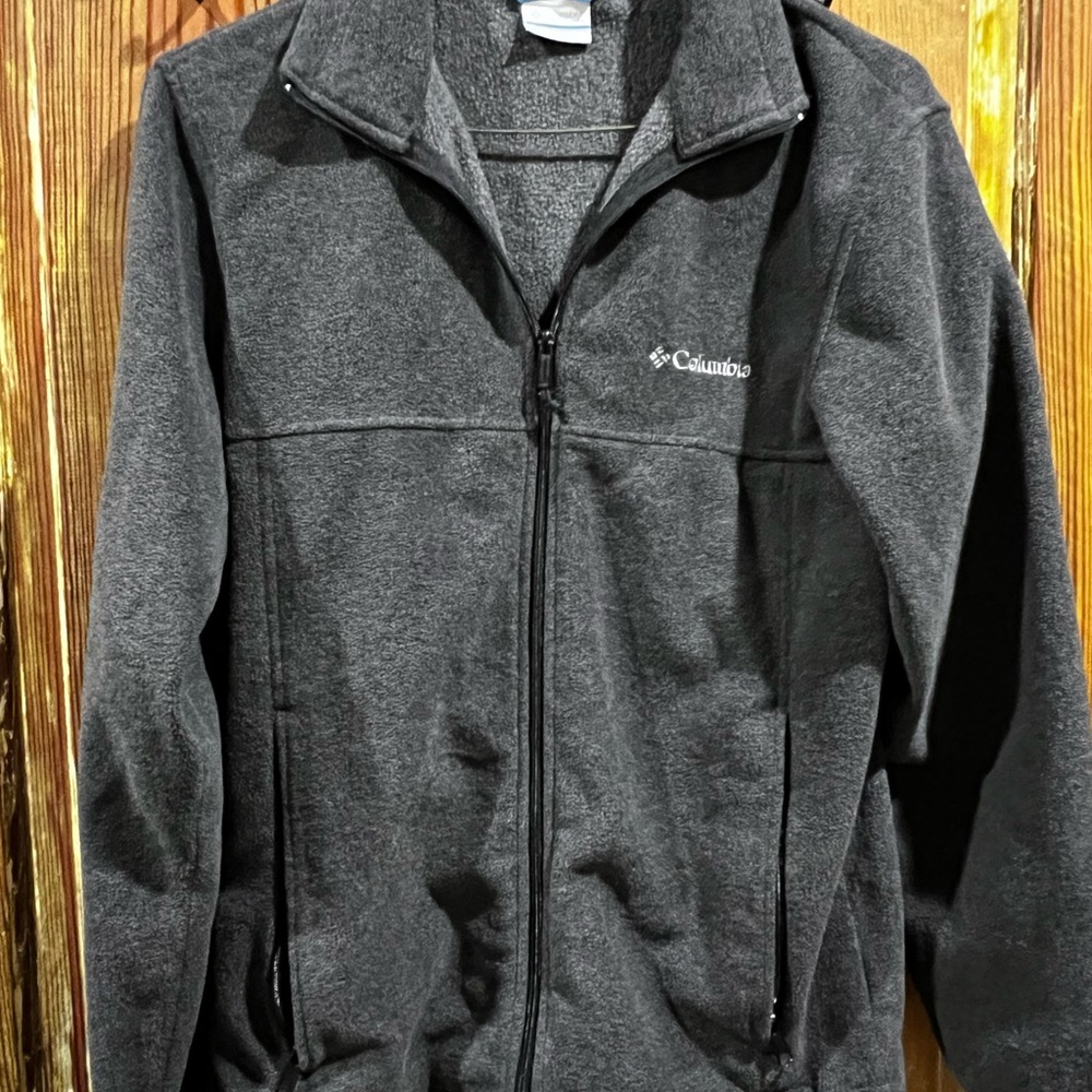 Columbia Dark Gray Full-Zip Fleece Jacket